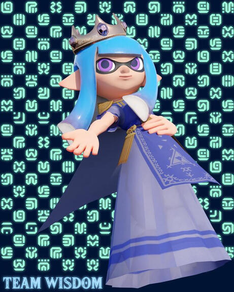 Team Wisdom Splatfest Render